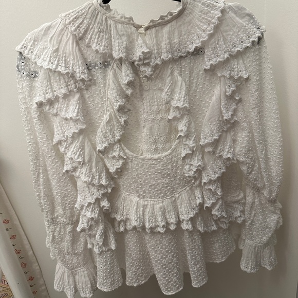 ISABEL MARANT Zim Ruffled Blouse - Picture 3 of 9